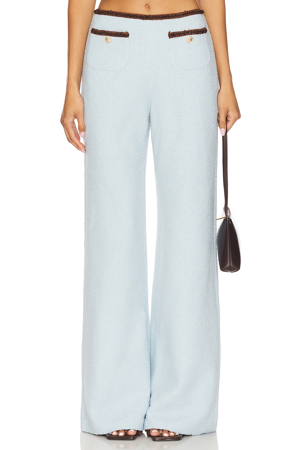 

Брюки Windsor от Amanda Uprichard, baby blue & chocolate brown