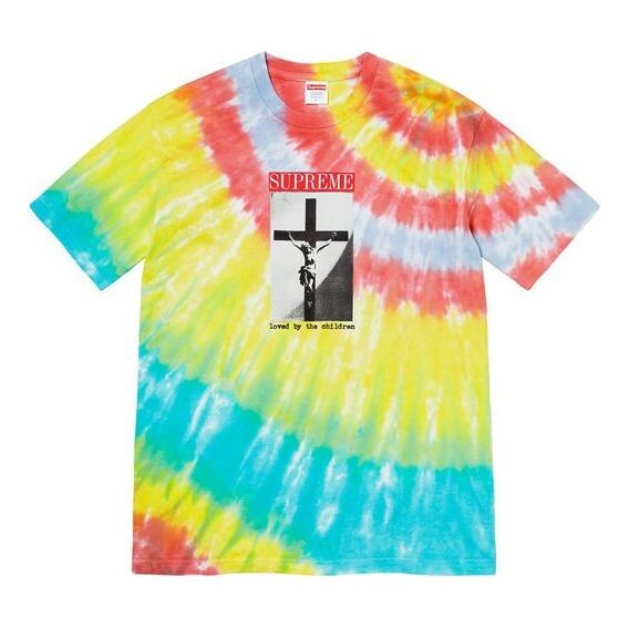 

Футболка ss20 week 1 loved by the children tee Supreme, мультиколор