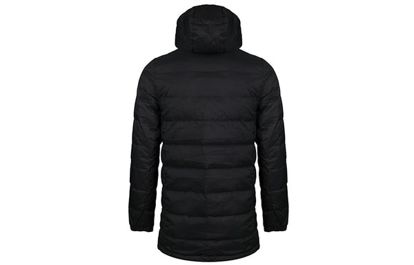 Пуховик adidas Rev Aop Parka Stay Warm Camouflage Reversible Sports hooded down Jacket Black, черный — фото 2
