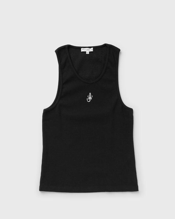 

Футболка Jw Anderson Anchor Embroidery Tank Top, черный