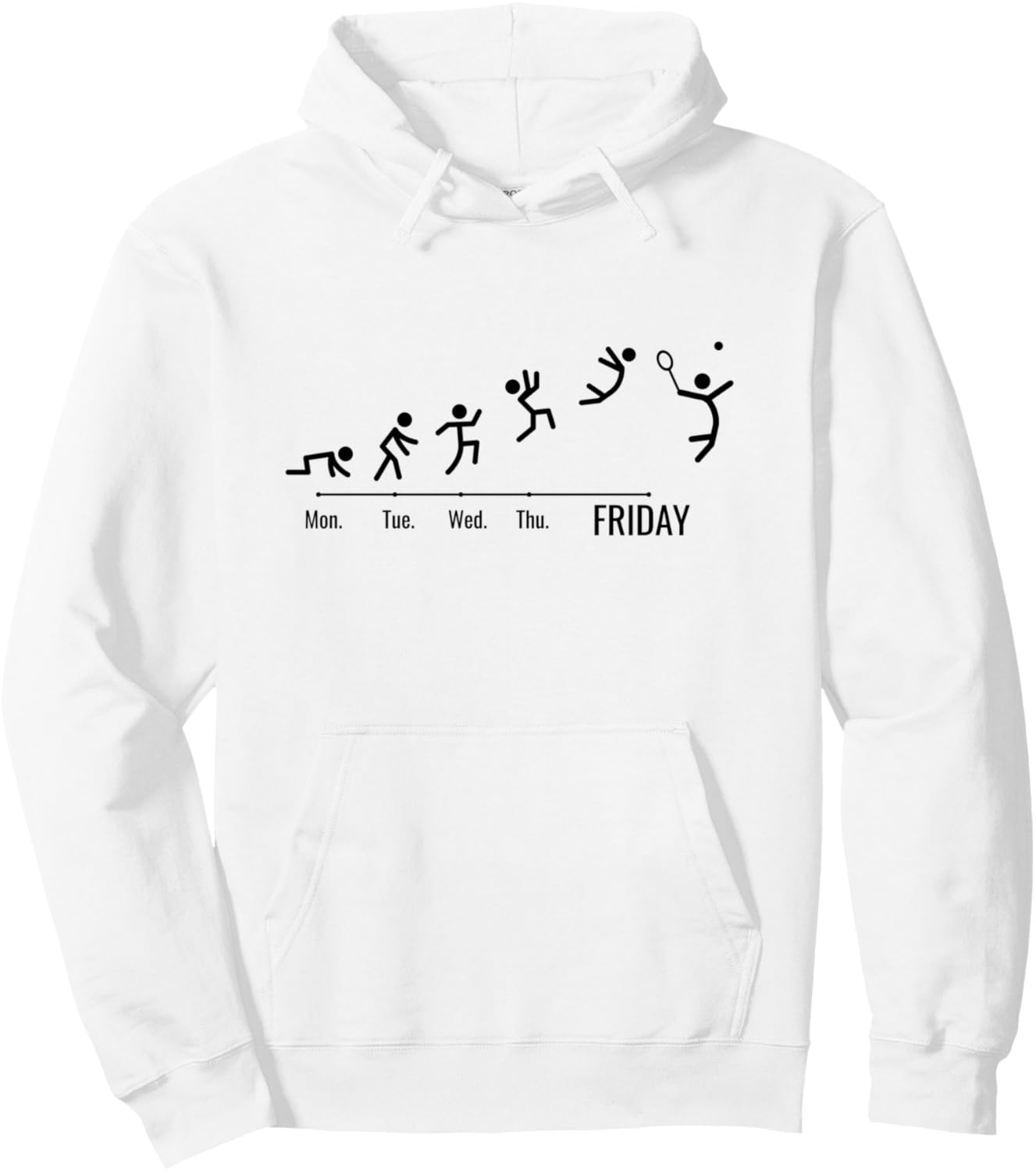 

Худи с изображением теннисного мяча Equipo De Entrenamiento De Tenis Regalos, белый