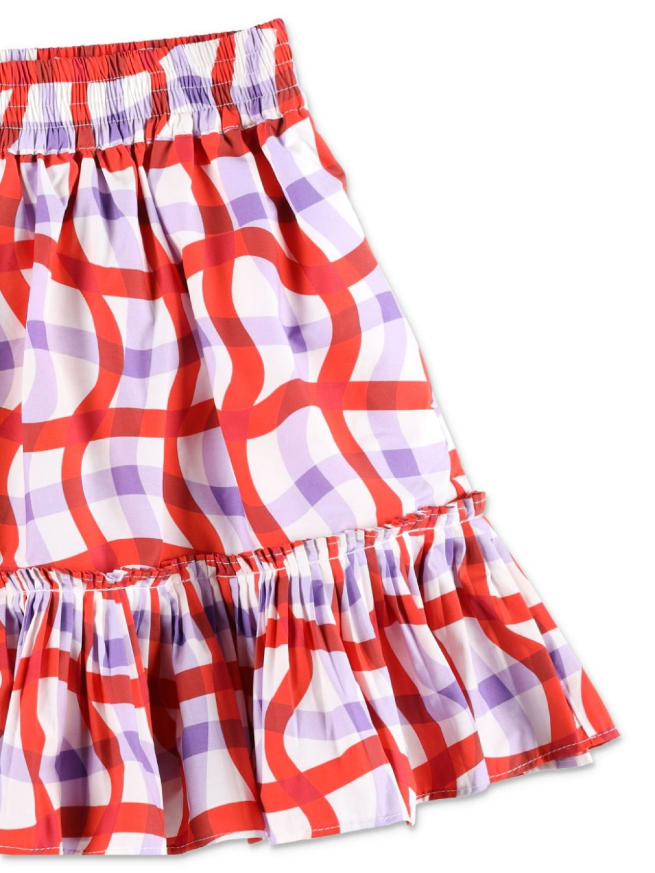 Stella McCartney Kids юбка с графичным принтом, красный — фото 3
