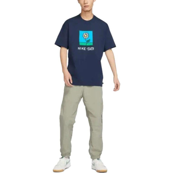 Футболка Nike SB Daisy Tee 'Midnight Navy', синий — фото 2