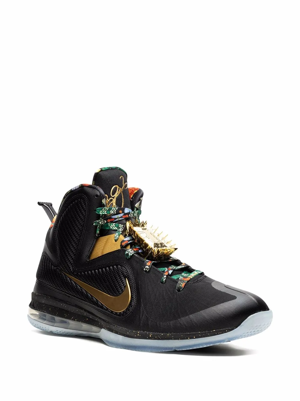 Кроссовки LeBron 9 Watch the Throne Nike, черный — фото 2