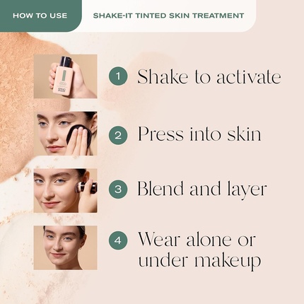 Средство для ухода за кожей Shake-It Tinted Deep Even Tone & Refine Pores Flawless Matte Finish 3 Fl Oz — фото 3