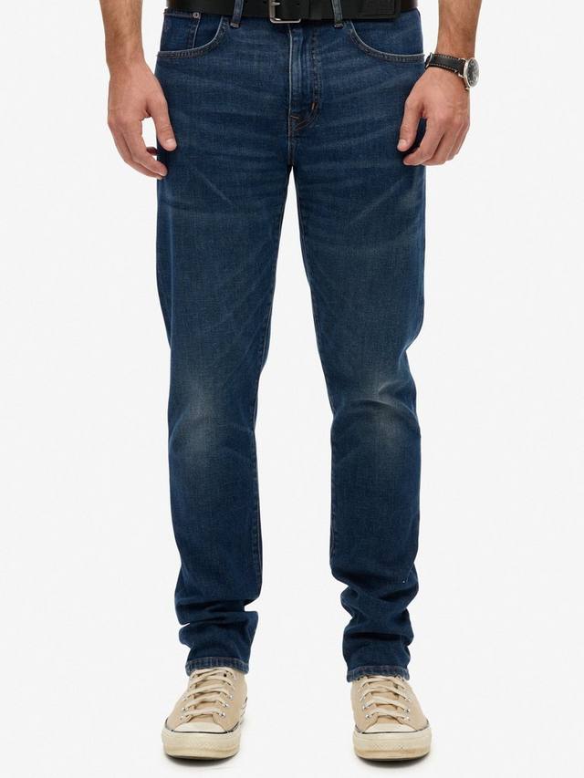Винтажные джинсы с прямыми штанинами Superdry, Yokohama Dark Blue — фото 4