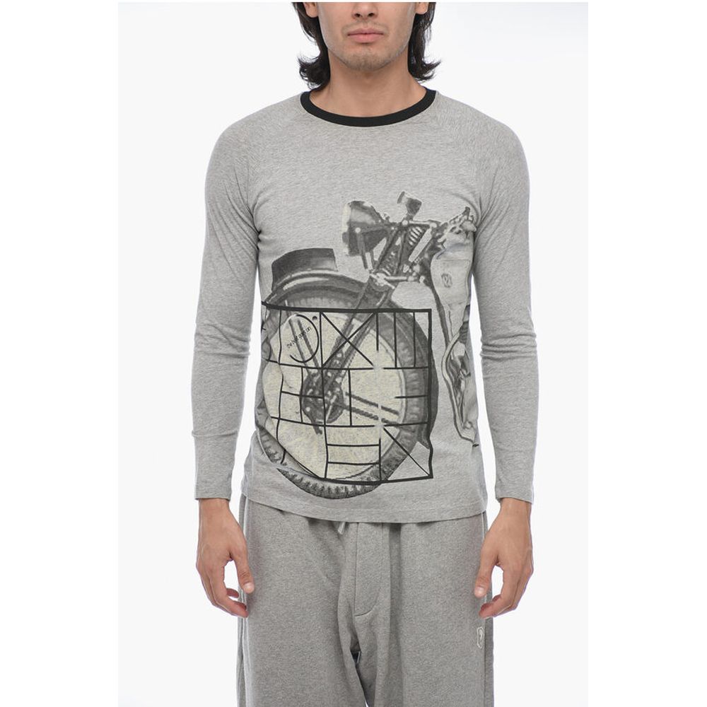 

Футболка с длинными рукавами и принтом TREND Corneliani, Gray
