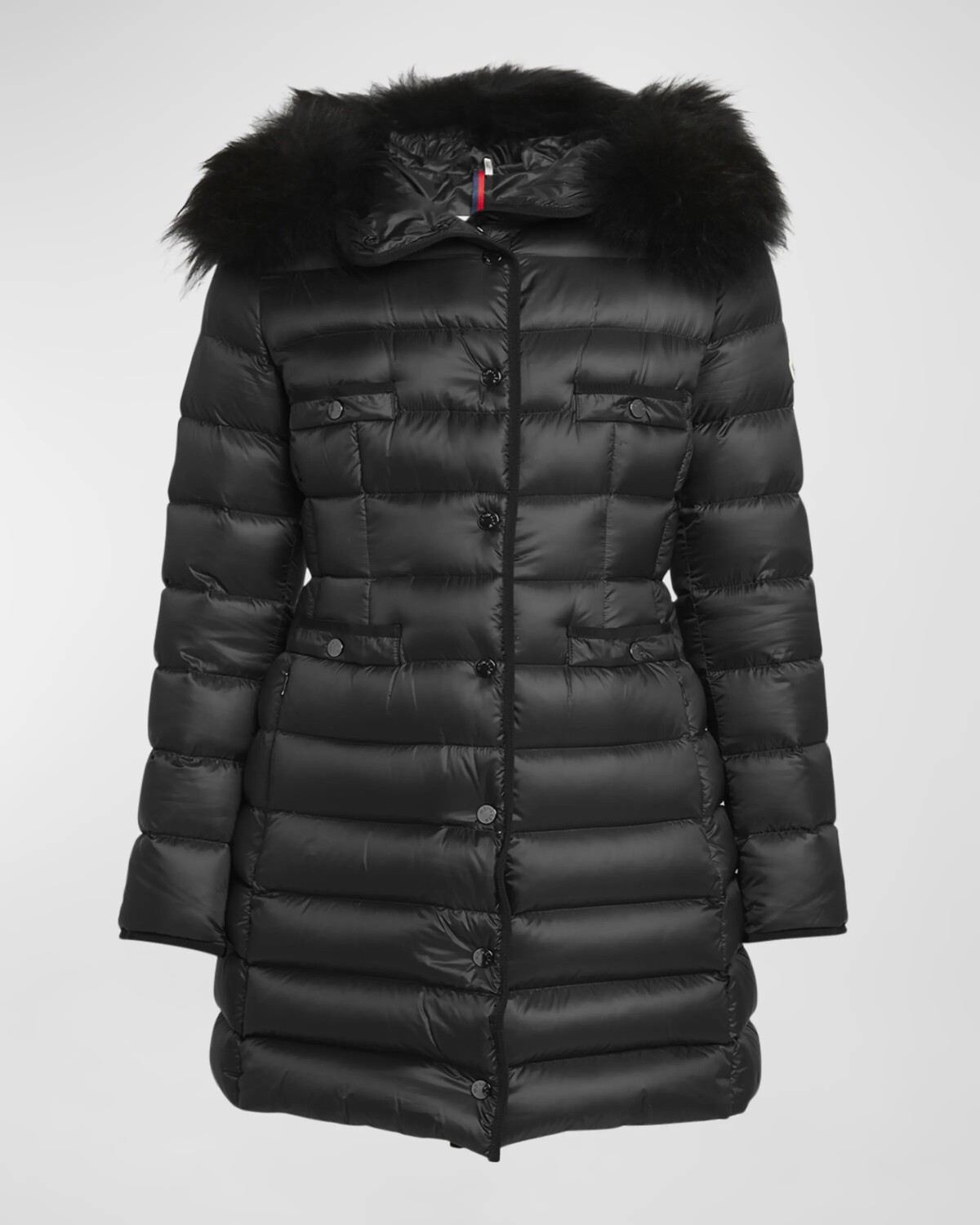 

Легкая длинная куртка-пуховик Hirma Moncler, черный