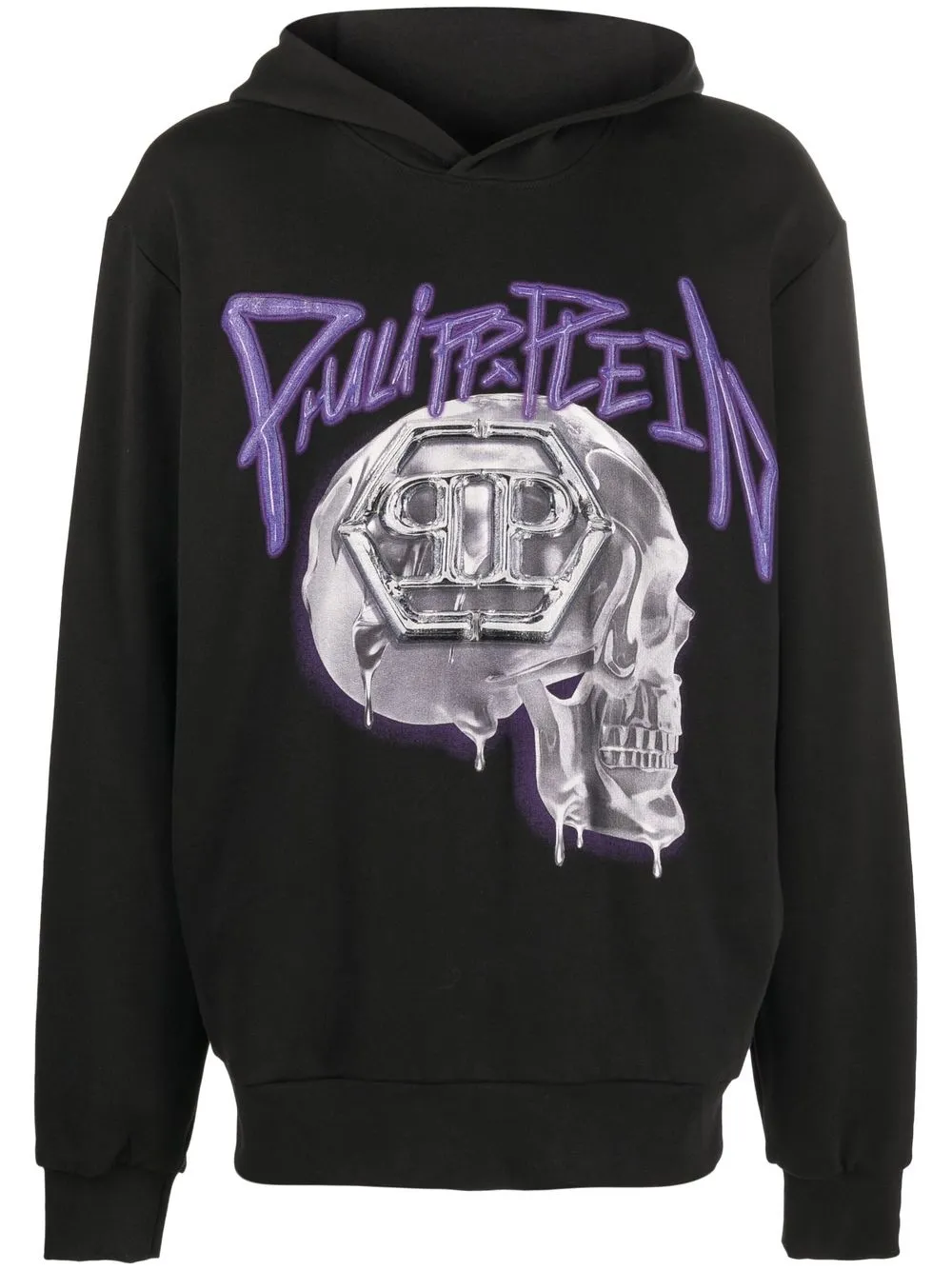 

Худи с принтом Skull Philipp Plein, черный