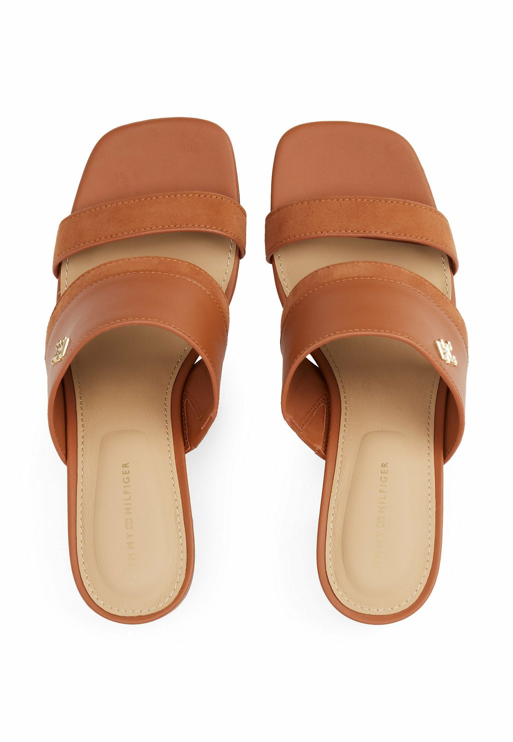 Мюли на каблуке BLOCK HEEL Tommy Hilfiger, светло-коричневый — фото 4