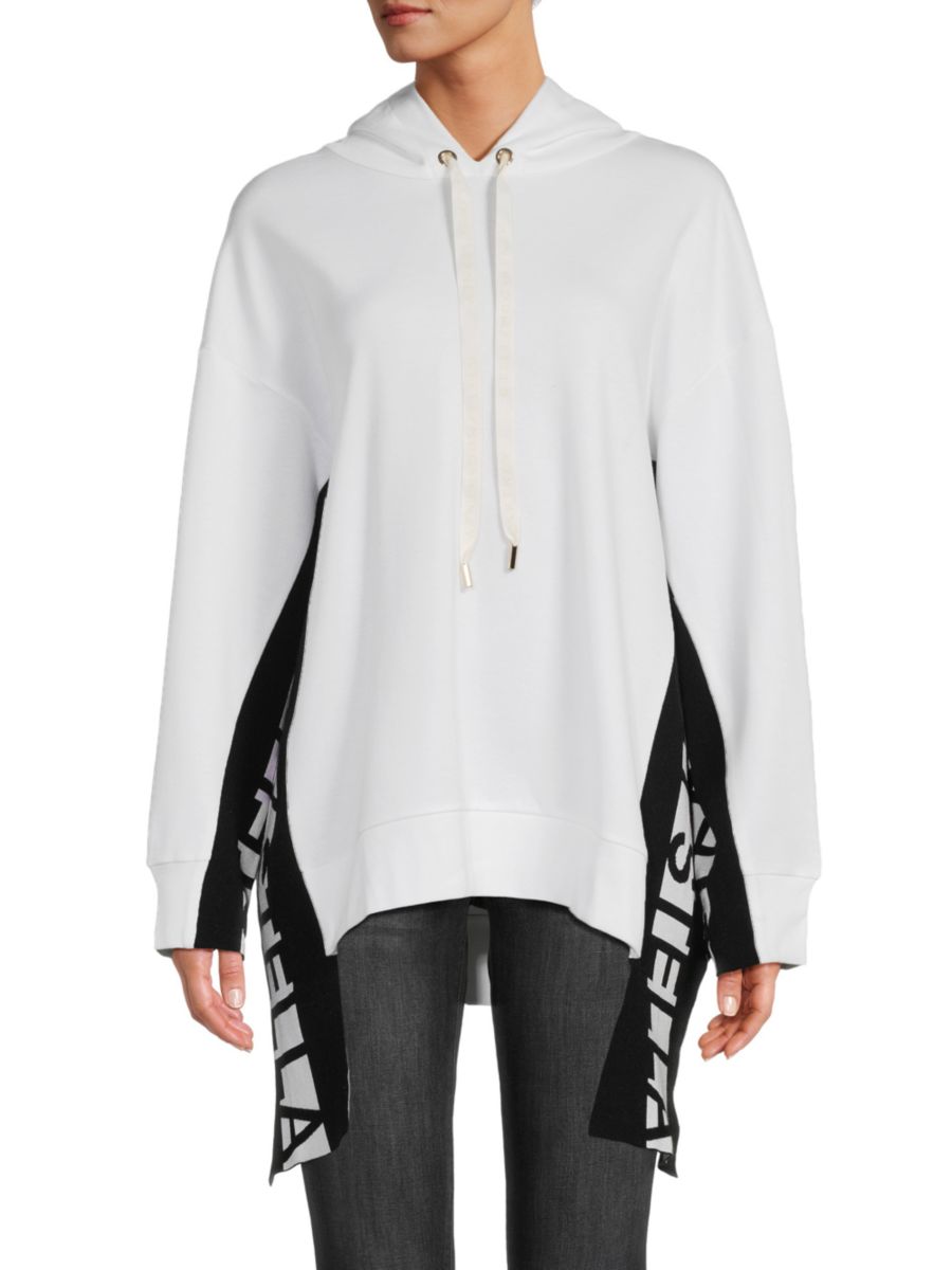 

Толстовка из хлопковой смеси Stella McCartney, цвет Pure White