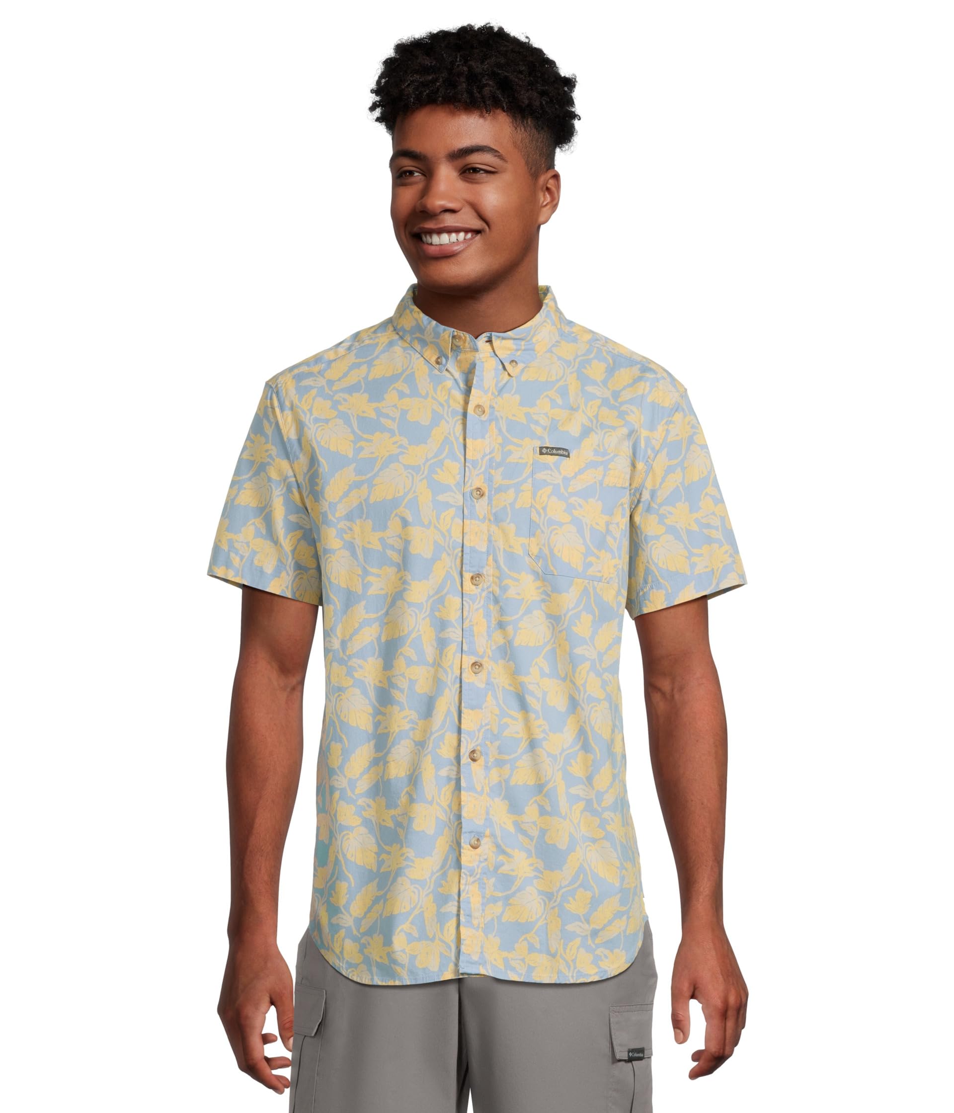 

Рубашка Columbia Rapid Rivers Printed Short Sleeve Shirt, Ripple Blue Vined