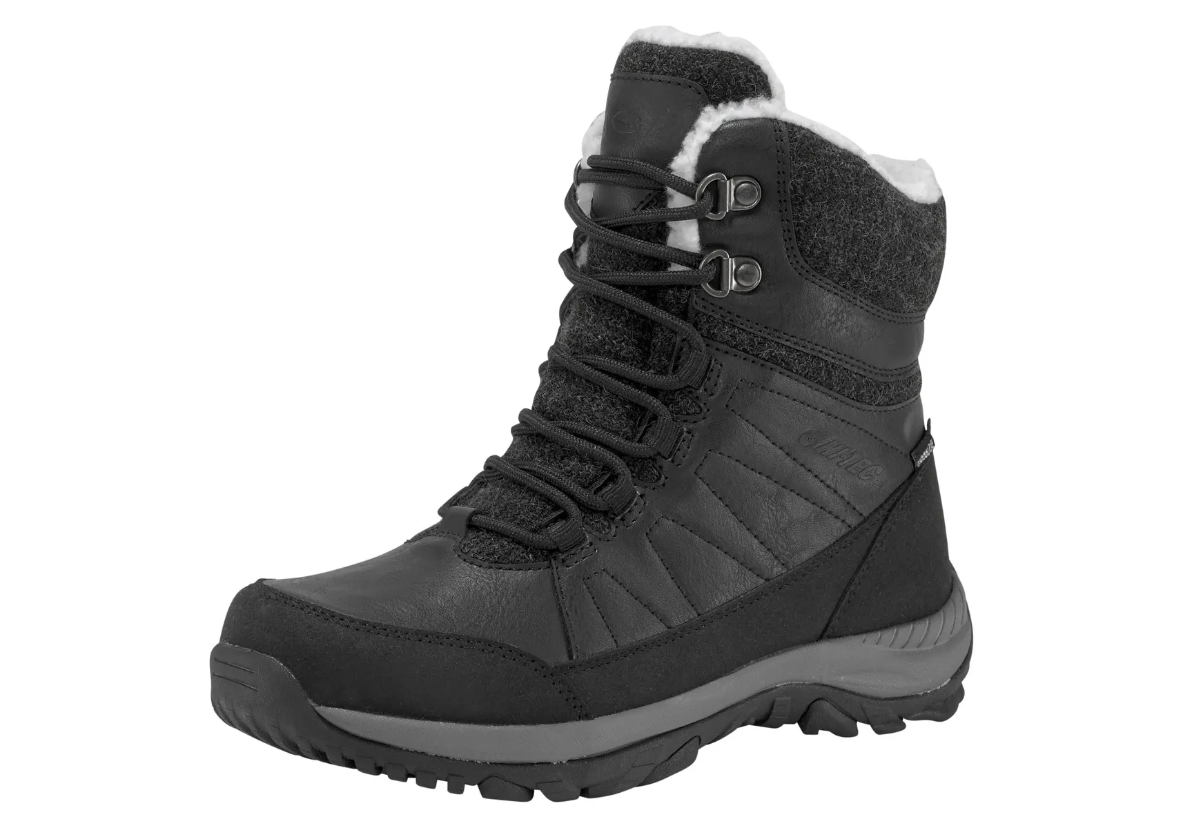 

Hi-Tec уличные зимние ботинки "RIVA MID WATERPROOF", водоотталкивающие и согревающие, черный