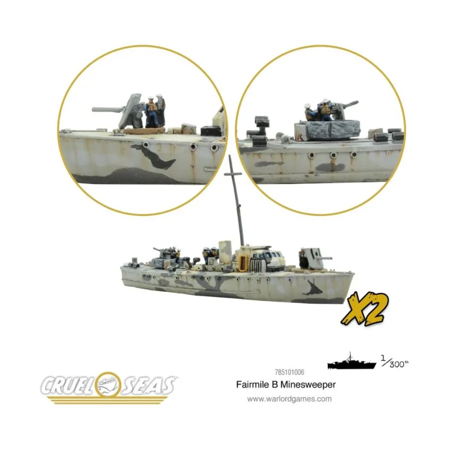 

Fairmile B Сапер, Cruel Seas (1/300)