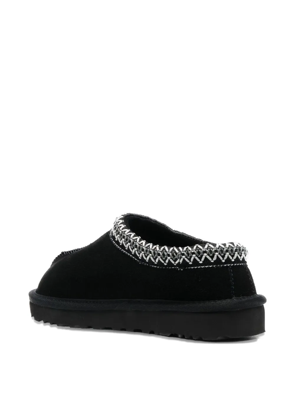 Тапочки Tasman II из замши с плетеной отделкой UGG, черный — фото 4