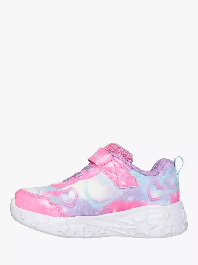 Детские кроссовки Unicorn Charmer Lil Heart Sparkles, розовые/разноцветные Skechers — фото 2