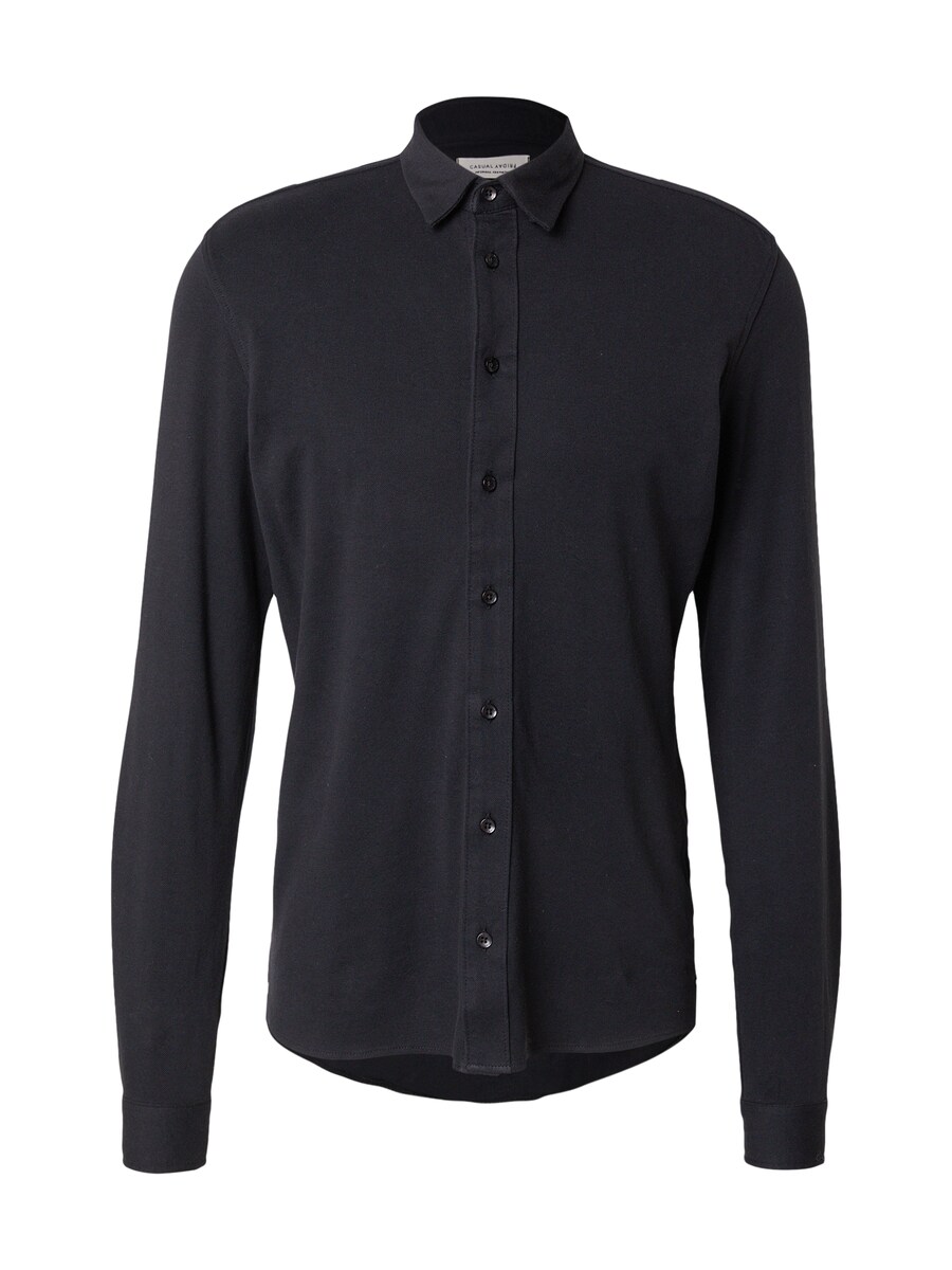

Повседневная рубашка Casual Friday Slim fit Button Up Shirt ARTHUR, черный