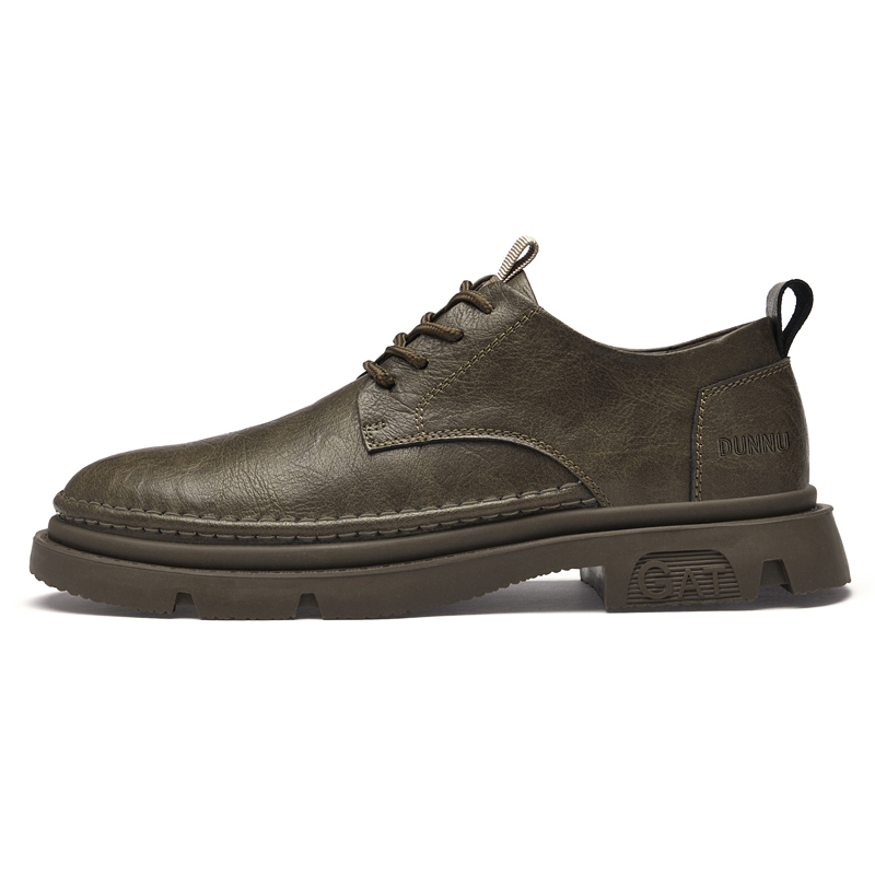 

Dunnu Мужские повседневные туфли мужские низкие черные хаки, цвет Khaki