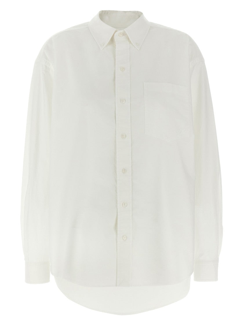 

Белая оксфордская рубашка oversize T By Alexander Wang