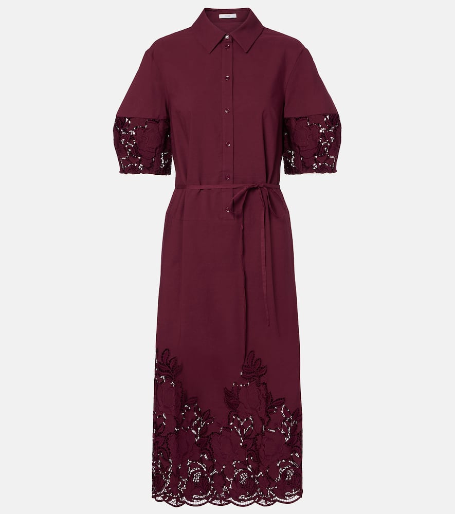 

Хлопковое платье-рубашка Erdem, Nightshade