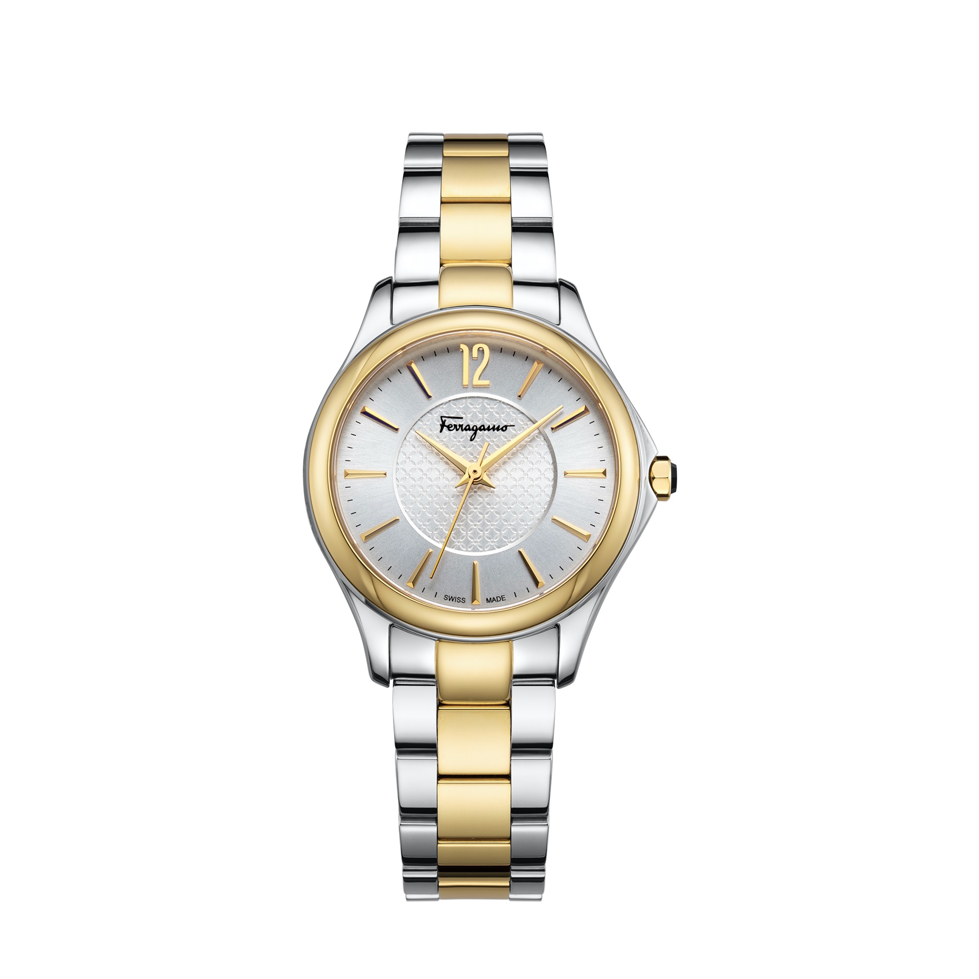 

Ferragamo Часы Wrist Watch Quartz Movement Stainless Steel Watchband White Dial Women's Watch, White