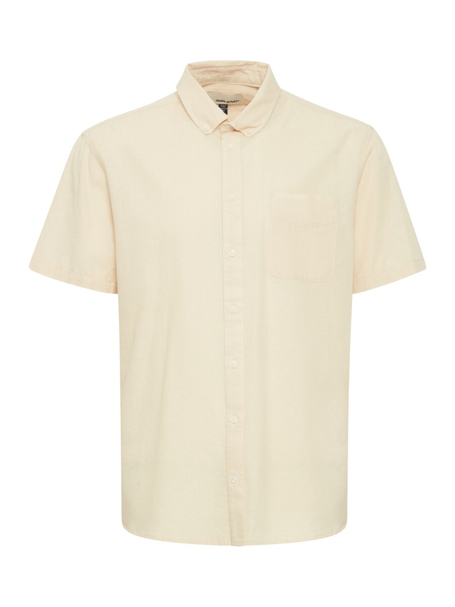 

Повседневная рубашка BLEND Regular fit Button Up Shirt, кремовый