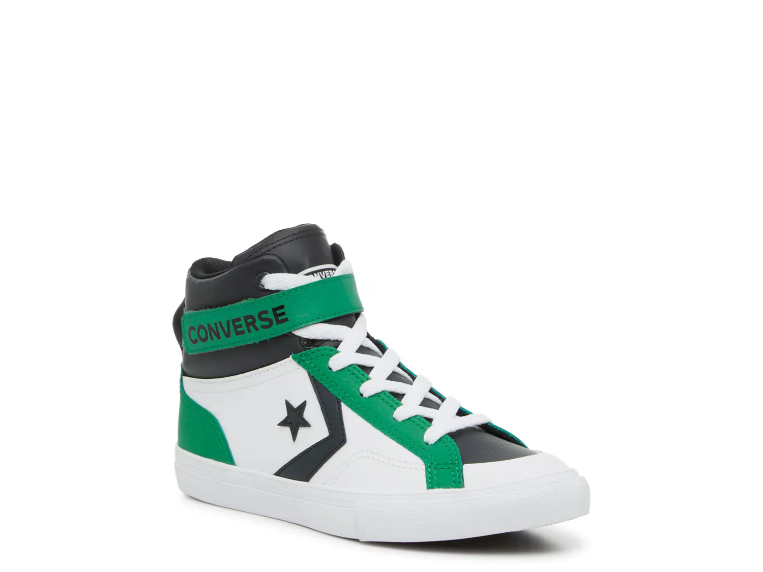

Кроссовки Pro Blaze High-Top Sneaker Converse, белый/зеленый/черный