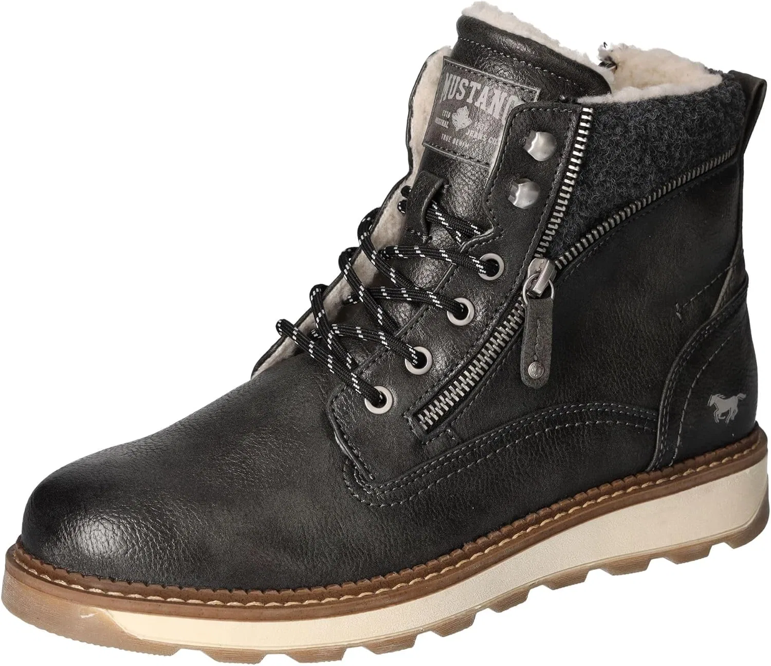 Ботинки MUSTANG Herren 4193-602Stiefelette, Graphitegray