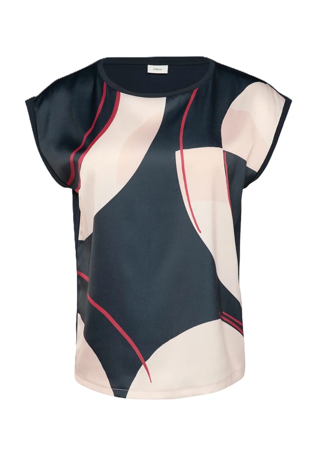 

Футболка с короткими рукавами S.Oliver Black Label, синий