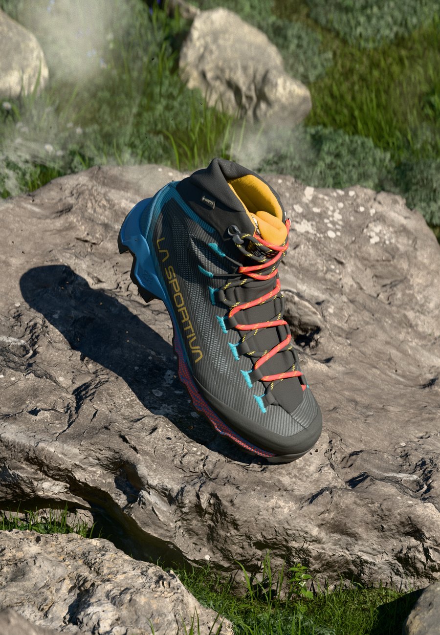 

Кроссовки La Sportiva AEQUILIBRIUM GTX, Carbon/Tropic Blue/Dark Grey