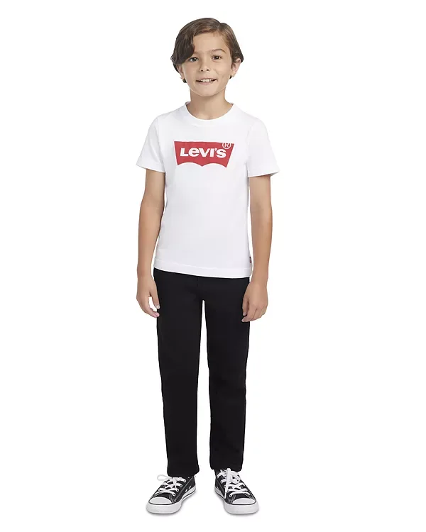 Джинсы 502 Strong Performance Regular Taper для маленьких детей Levi'S, Black — фото 2