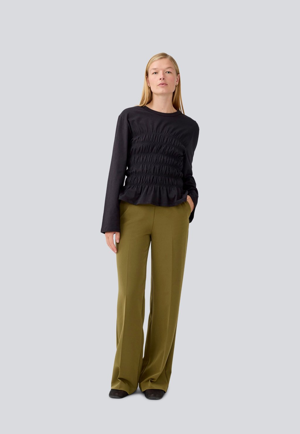 

Брюки NELLI PANTS Modström, хаки