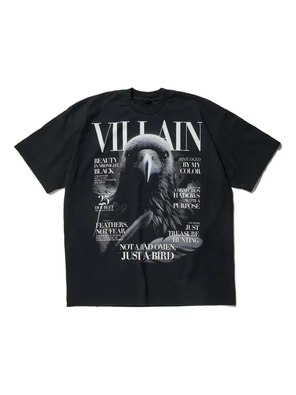 

Футболка с короткими рукавами Doublet, черный