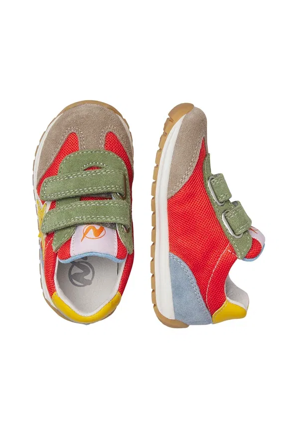Пинетки Crumi vl baby shoes Naturino, серо-оранжевый — фото 3