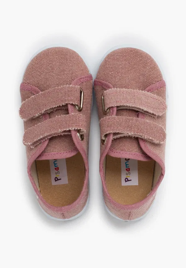 Кроссовки Pisamonas, модель Zapatillas rústica efecto baby shoes, цвет старый розовый — фото 3