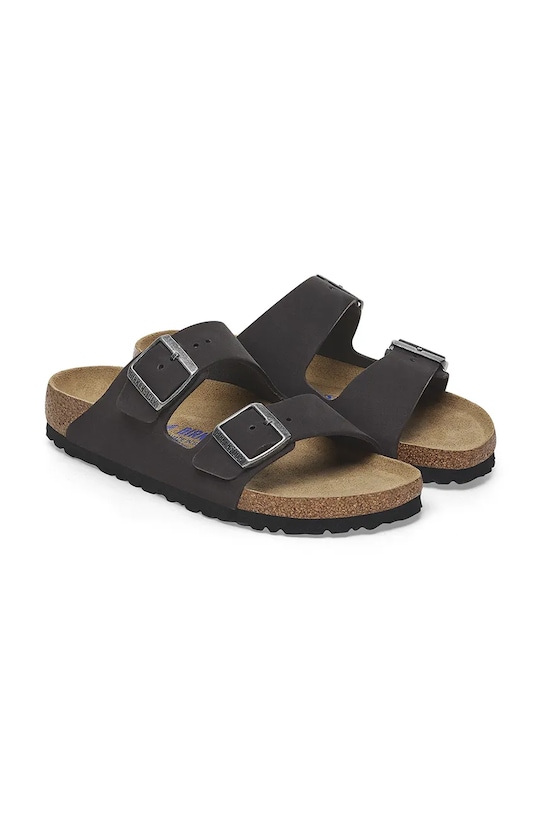 Нубуковые сандалии Arizona SFB Birkenstock, черный — фото 4