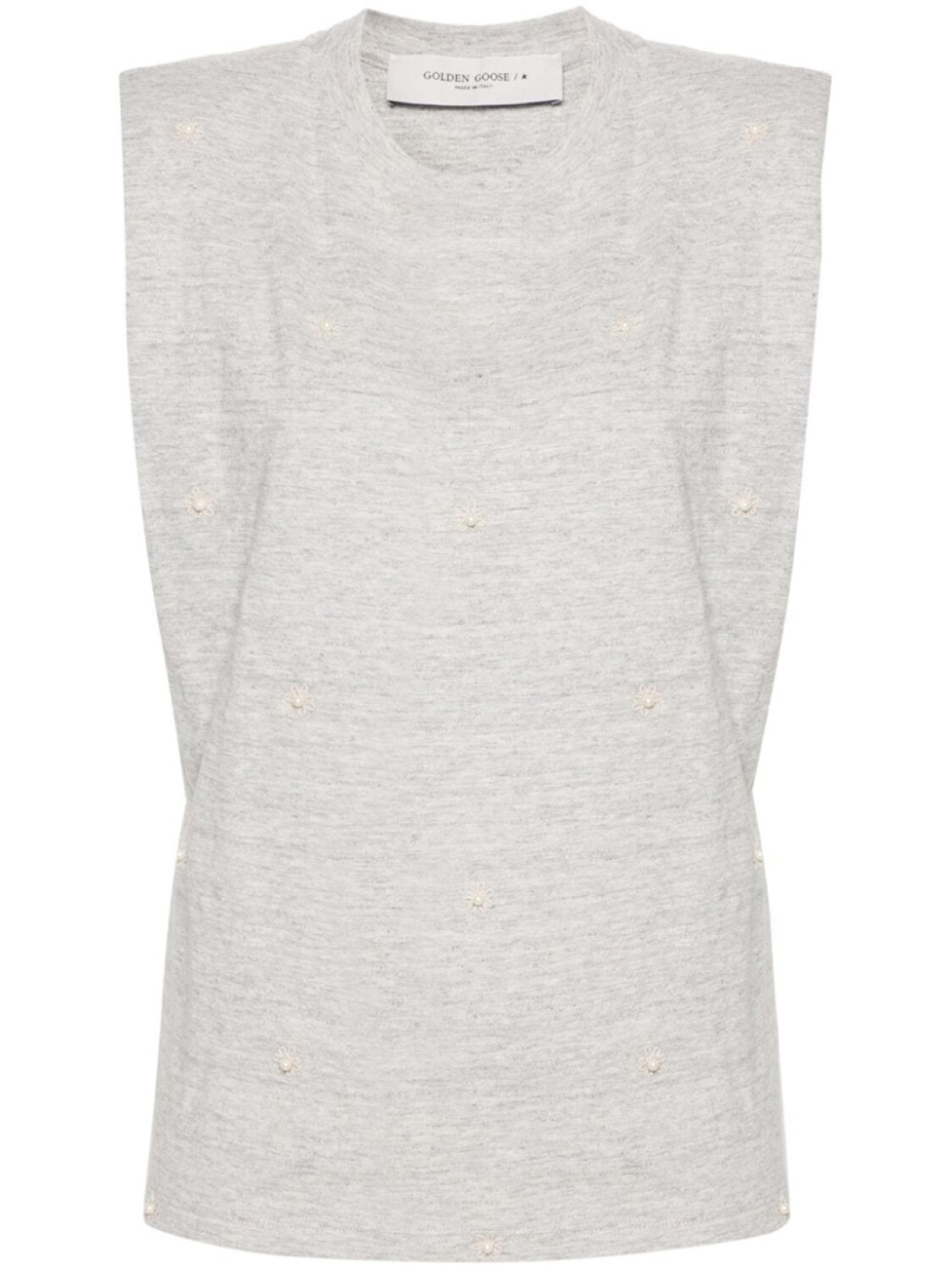 

Футболка Isabel с подплечниками Golden Goose, серый