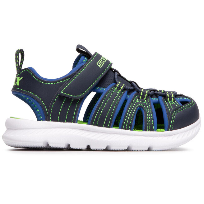 Сандалии Skechers Heat Blast 400041L/NVLM Navy/Lime, темно-синий — фото 2