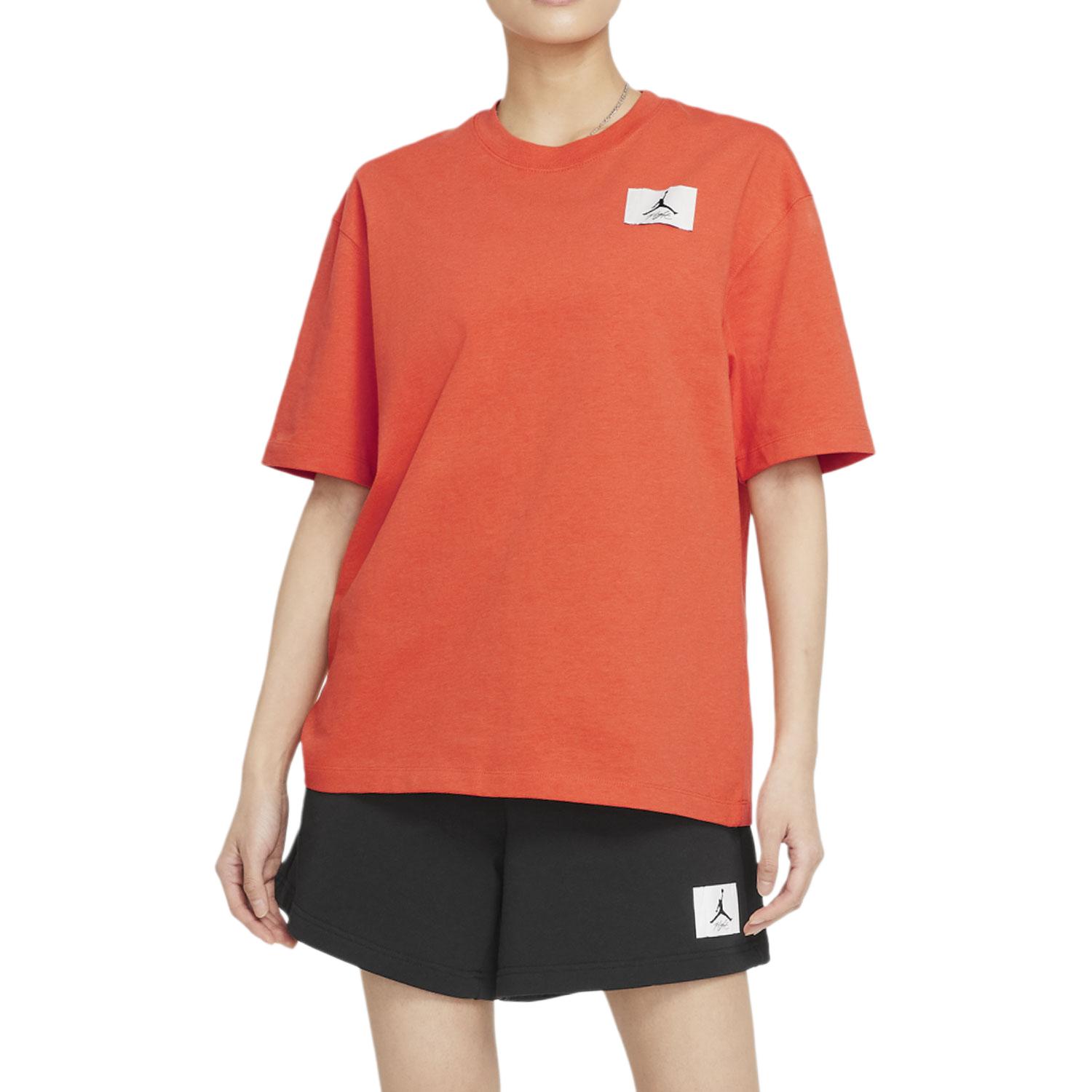 

Jordan Футболка женская оранжевая, Оранжевый, Jordan Футболка женская оранжевая