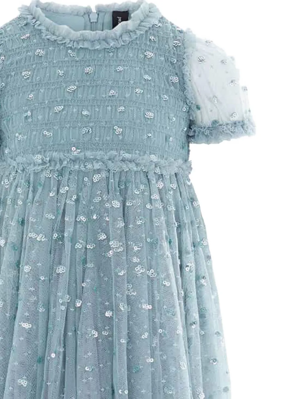 Платье из тюля NEEDLE & THREAD KIDS, синий — фото 2