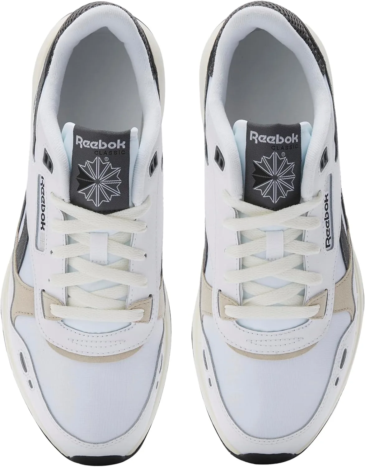 Кроссовки Reebok Unisex Classic Leather 2400, белый/серый — фото 4