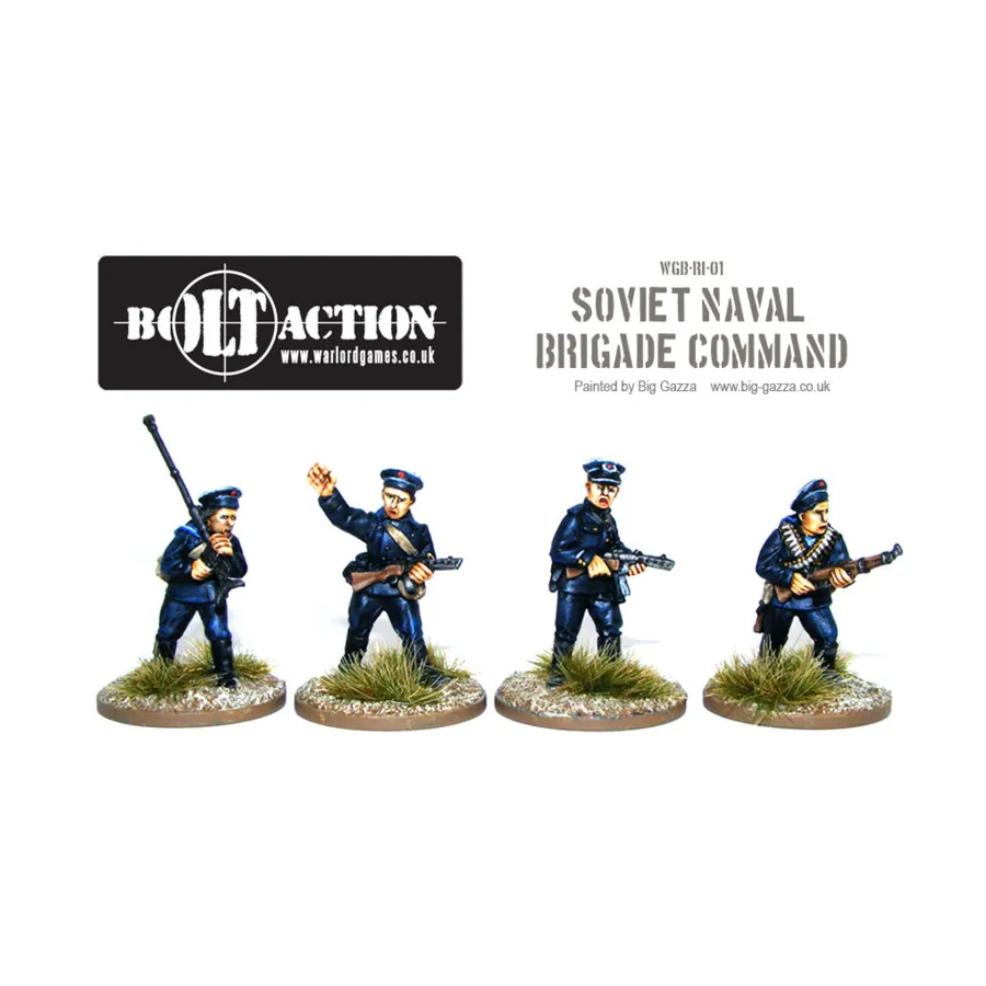 

Командование морской бригады, Bolt Action - Soviet (28mm)