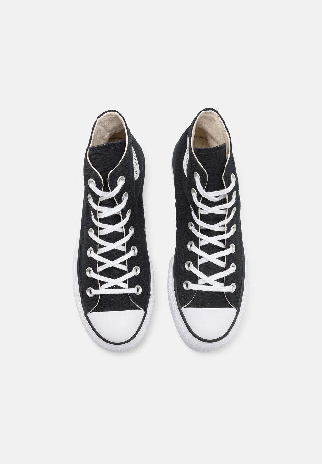 Высокие кеды Chuck Taylor All Star Lift Platform Wide Width Converse, чёрный/белый