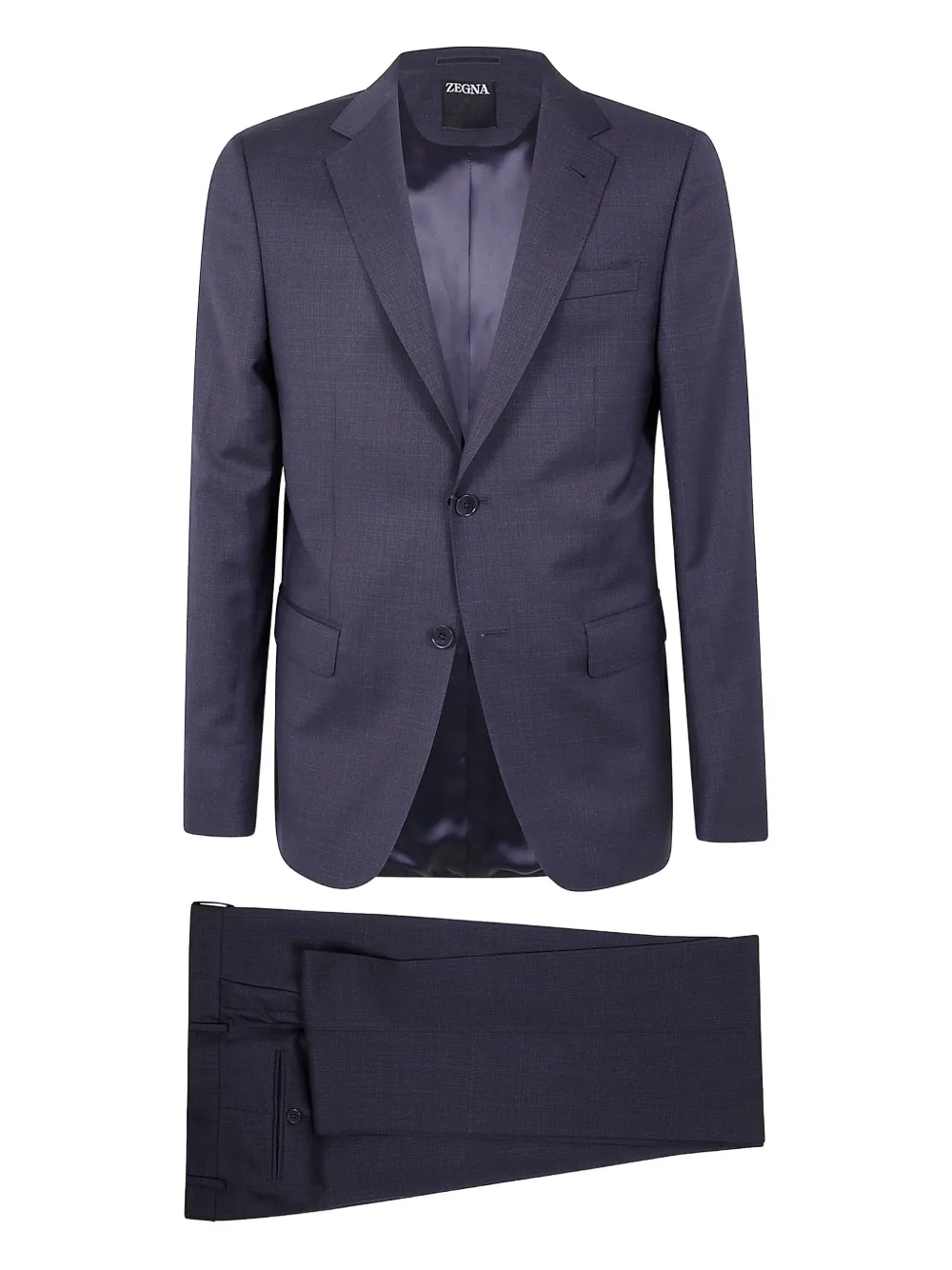 

Шерстяной костюм Zegna, черный