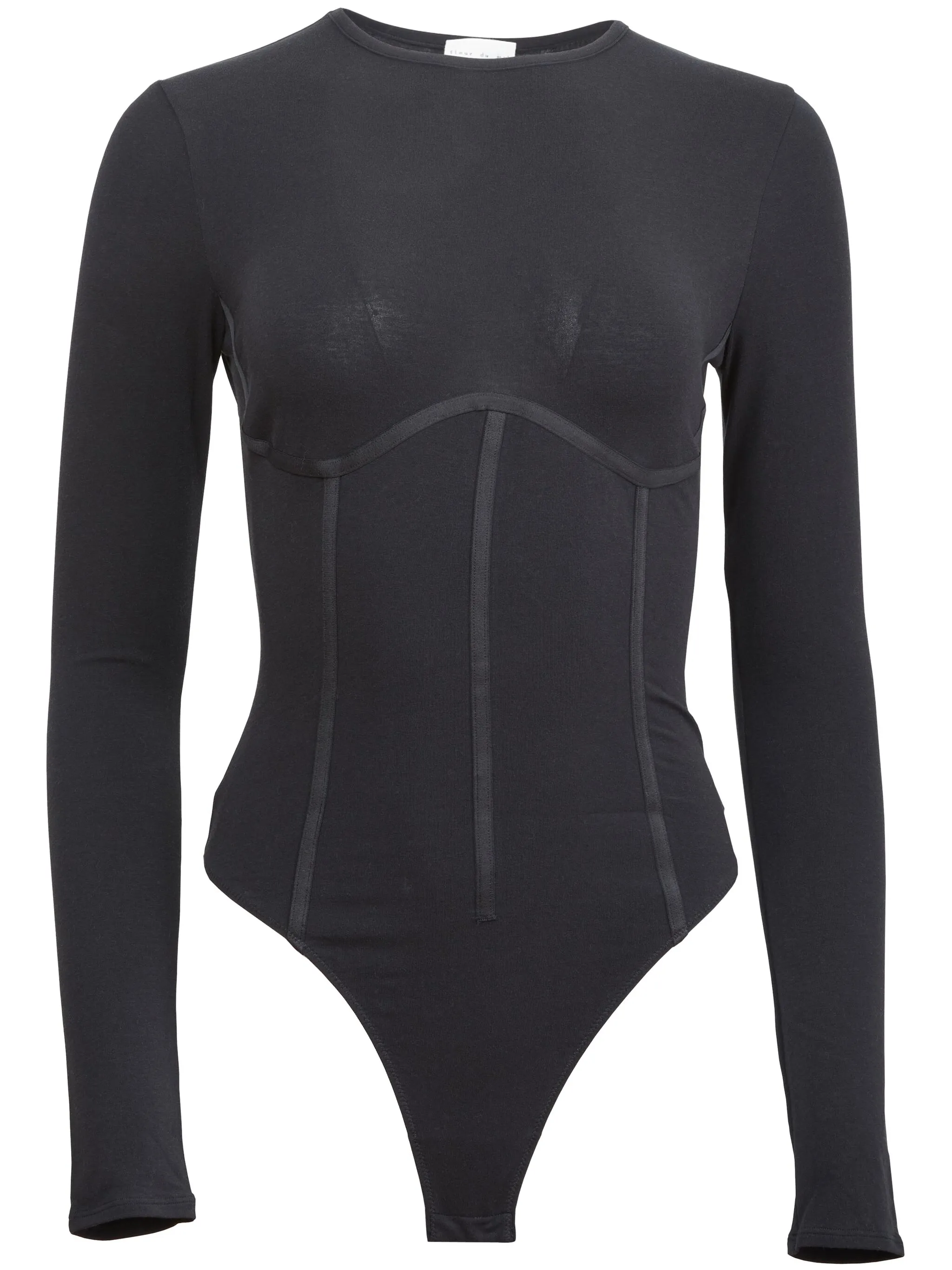 

Боди из органического хлопка Fleur Du Mal, черный