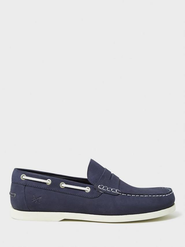 

Наденьте классические палубные туфли Crew Clothing, цвет Navy Blue