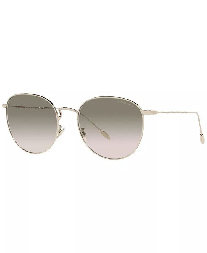 

Женские солнцезащитные очки, AR6114 54 Giorgio Armani, золото