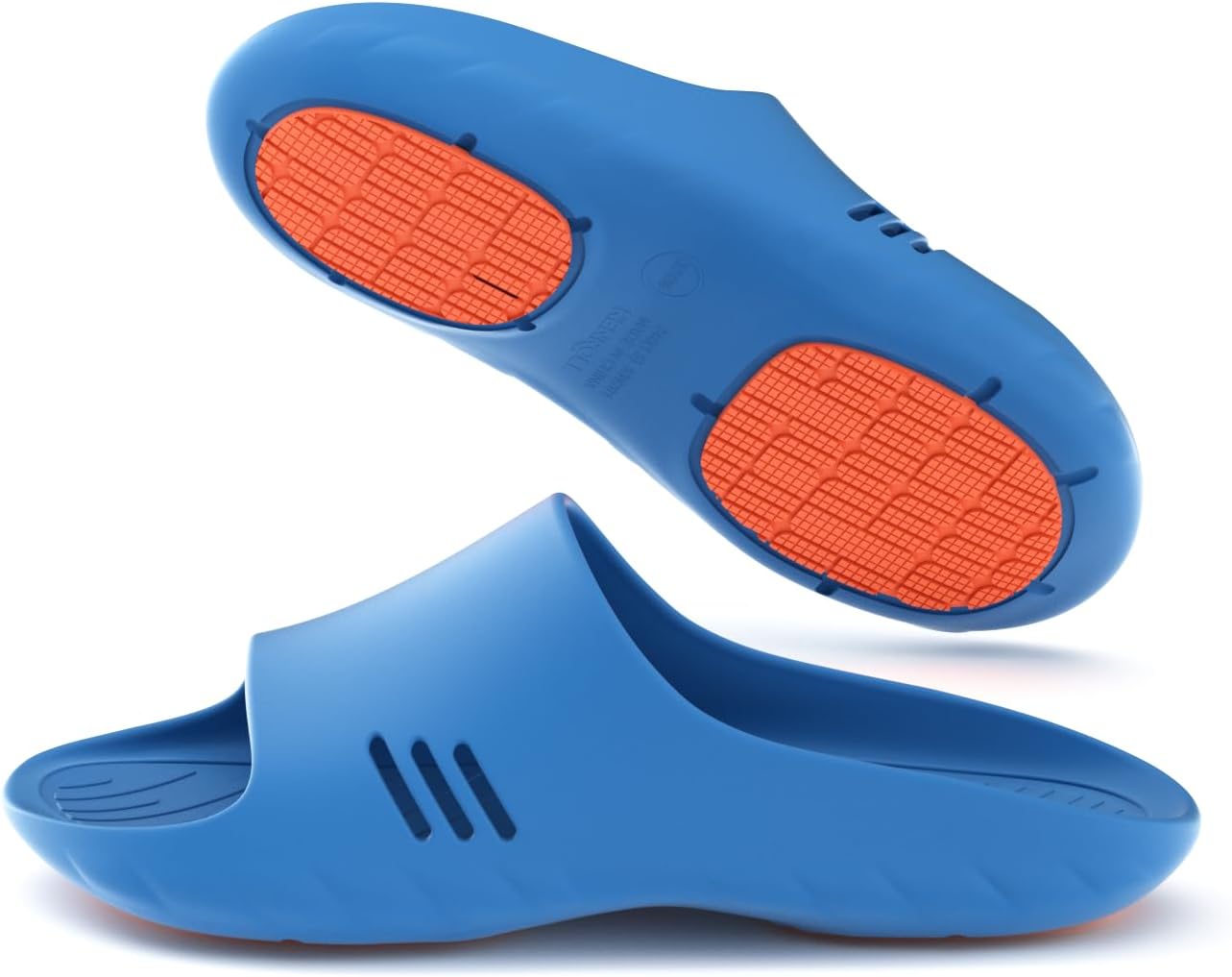 

KENROLL Нескользящие шлепанцы для душа, легкие домашние тапочки для ванной, шлепанцы для женщин и мужчин, темно-синий