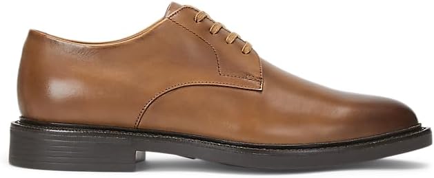 Polo Ralph Lauren мужские классические туфли Derby Calf-Asher, Tan — фото 4
