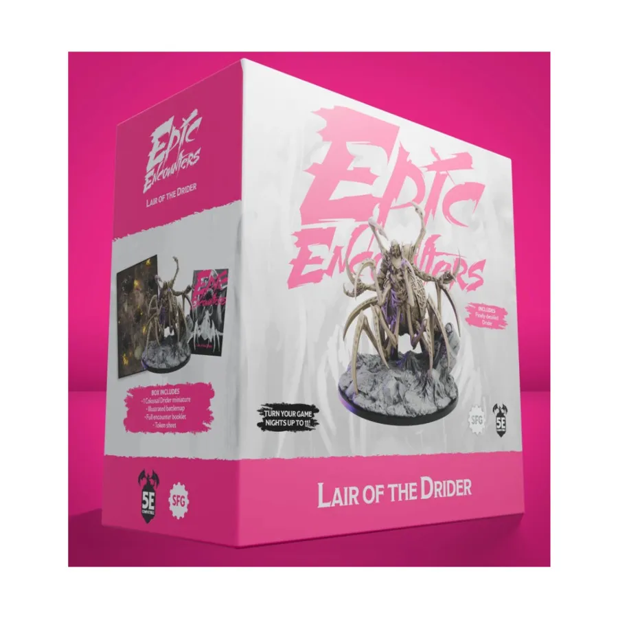 

Бокс-сет Lair of the Drider, Epic Encounters (Steamforged Games)